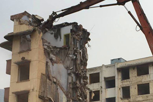 成都建筑物拆除工業(yè)學(xué)院拆除對面1200平的廠房拆除