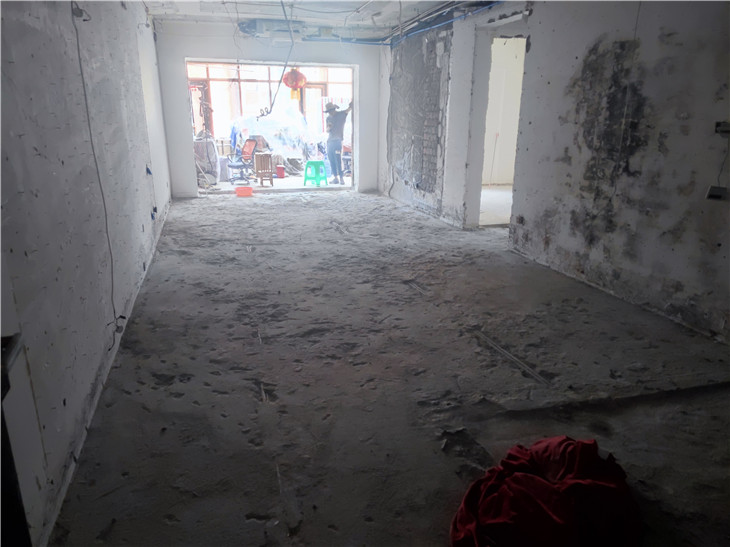 中德英倫聯(lián)邦A(yù)區(qū)家裝拆舊房室內(nèi)裝修拆除清運案例